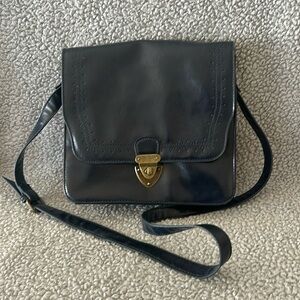 mossimo crossbody handbags dark‎ blue leathe